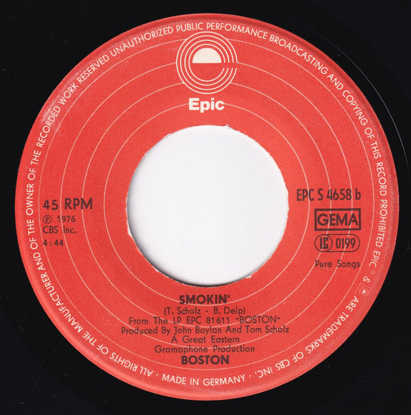 Boston : More Than A Feeling (7", Single)