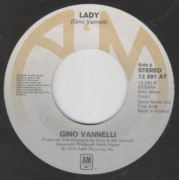 Gino Vannelli : Powerful People (7")