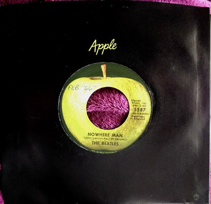 The Beatles : Nowhere Man (7", Single, Mono, RE, Los)