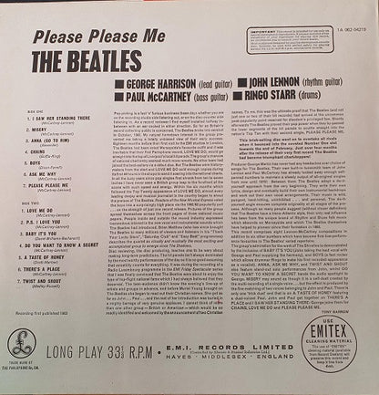 The Beatles : Please Please Me (LP, Album, RE)