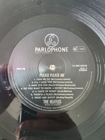 The Beatles : Please Please Me (LP, Album, RE)