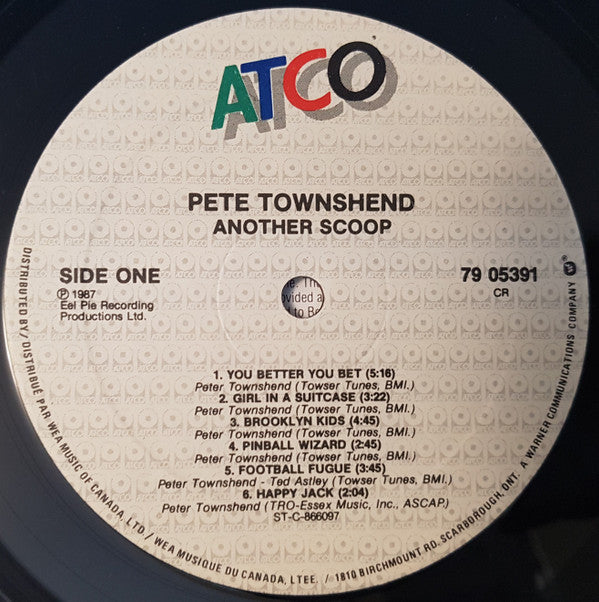 Pete Townshend : Another Scoop (2xLP, Album)