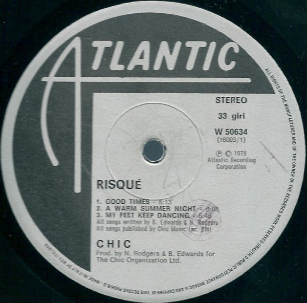 Chic : Risqué (LP, Album)