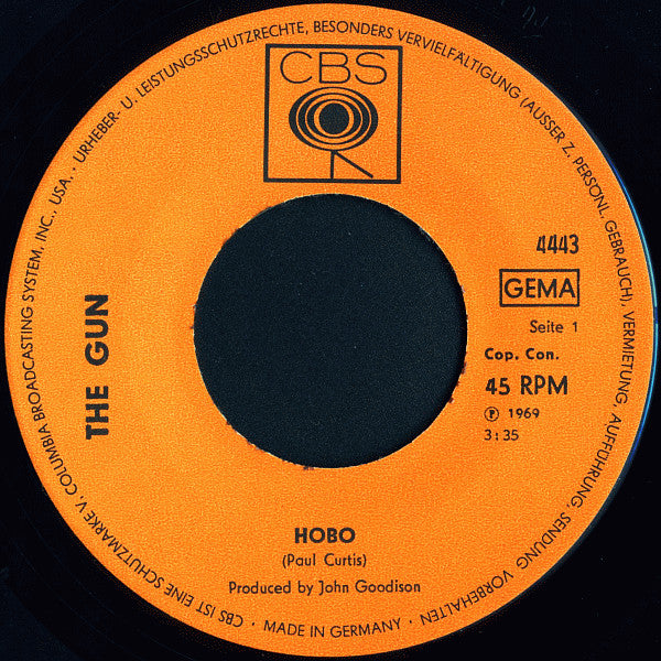 The Gun : Hobo (7", Single)
