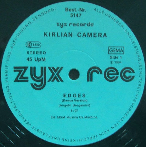 Kirlian Camera : Edges (12")