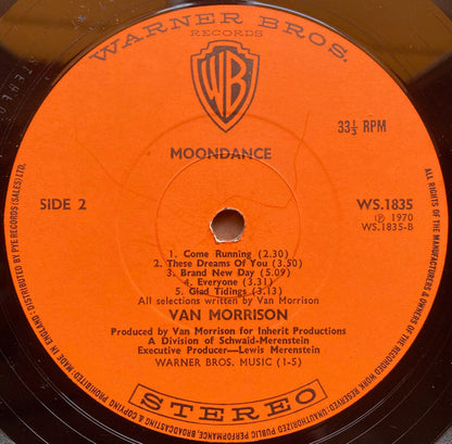 Van Morrison : Moondance (LP, Album, Ora)