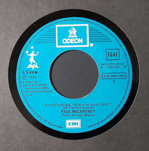 Paul McCartney : Ebano Y Marfil (7", Single)