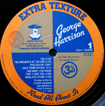 George Harrison : Extra Texture (Read All About It) (LP, Album)