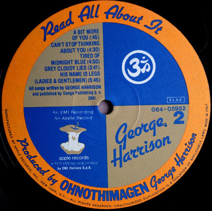 George Harrison : Extra Texture (Read All About It) (LP, Album)