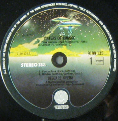 Beggars Opera : Waters Of Change (LP, Album, RE)