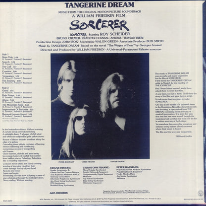 Tangerine Dream : Music From The Original Motion Picture Soundtrack "Sorcerer" (LP, Album)