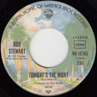 Rod Stewart : Tonight's The Night (7", Single)