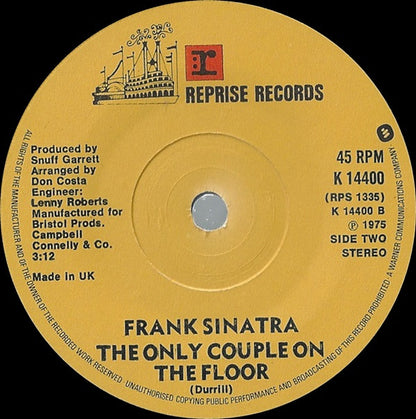 Frank Sinatra : I Believe I'm Gonna Love You (7", Single)