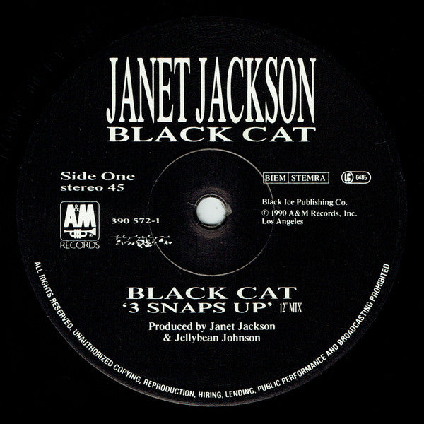 Janet Jackson : Black Cat (12")