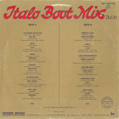 Various : Italo Boot Mix Vol. 10 (12", Maxi, Mixed)