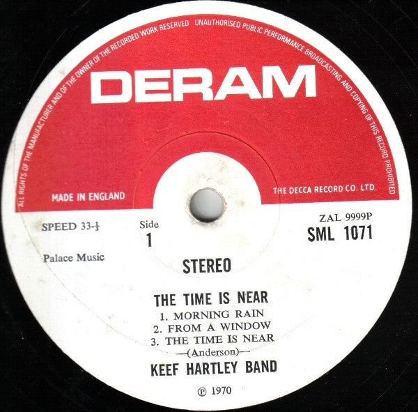 Keef Hartley Band* : The Time Is Near.... (LP, Album)