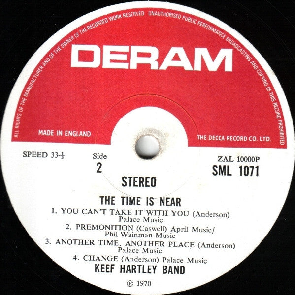 Keef Hartley Band* : The Time Is Near.... (LP, Album)