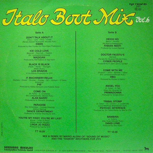 Various : Italo Boot Mix Vol. 6 (12", Mixed)