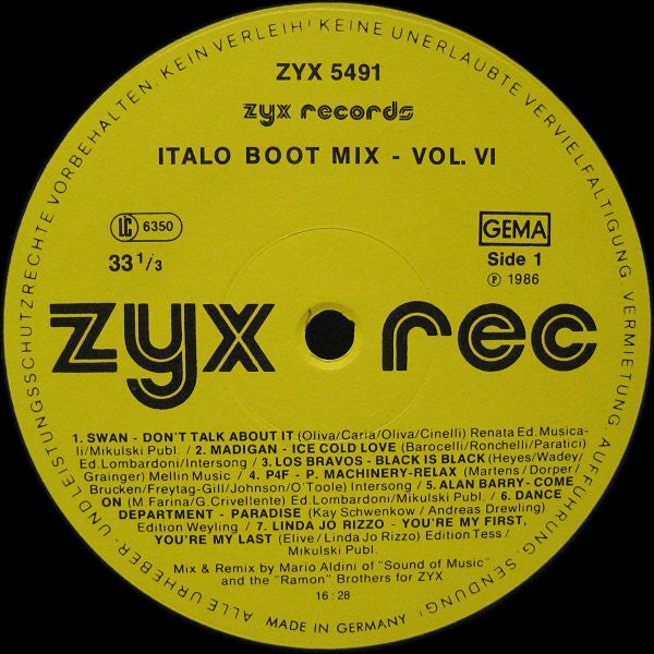 Various : Italo Boot Mix Vol. 6 (12", Mixed)