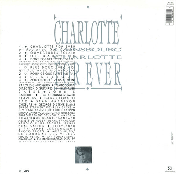 Charlotte Gainsbourg : Charlotte For Ever (LP, Album, Emb)