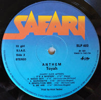 Toyah (3) : Anthem (LP, Album)