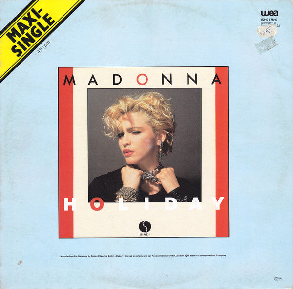 Madonna : Holiday (12", Maxi)