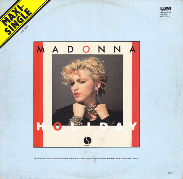Madonna : Holiday (12", Maxi)