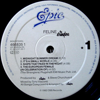 The Stranglers : Feline + Dreamtime (2xLP, Album, Comp)