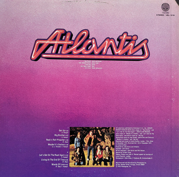 Atlantis (12) : Atlantis (LP, Album)