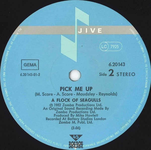 A Flock Of Seagulls : I Ran (12", Single)