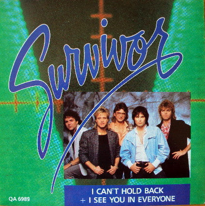 Survivor : I Can't Hold Back (7", Single)