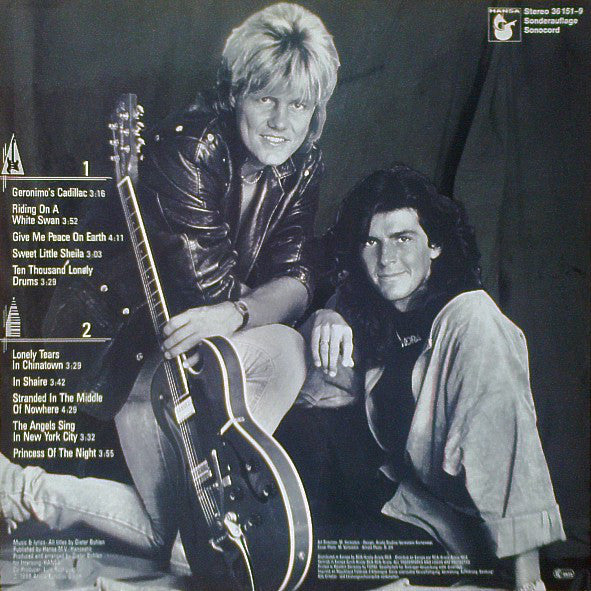 Modern Talking : In The Middle Of Nowhere (The 4th Album) (LP, Album, Club)
