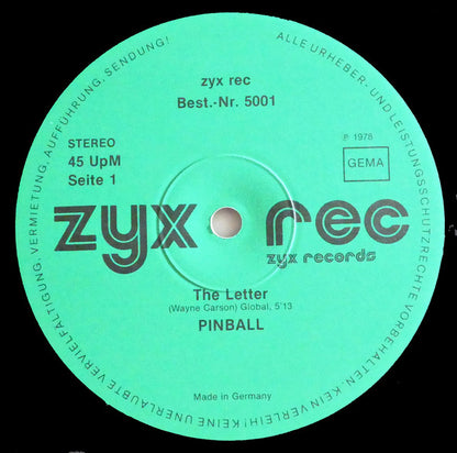 Pinball (2) : The Letter (12")