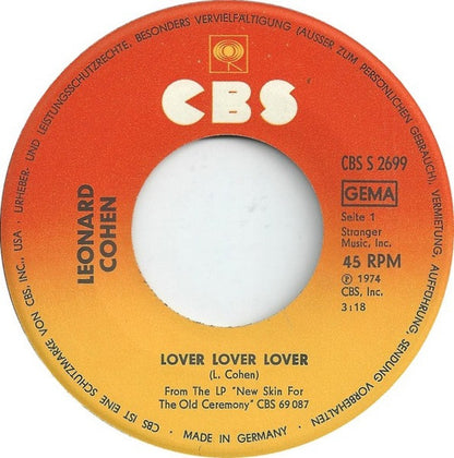 Leonard Cohen : Lover Lover Lover (7", Single)
