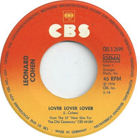 Leonard Cohen : Lover Lover Lover (7", Single)