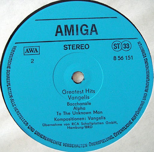 Vangelis : Greatest Hits (LP, Comp, Sma)