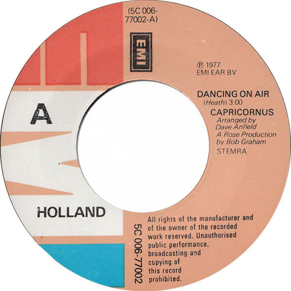 Capricornus (3) : Dancing On Air (7", Single)