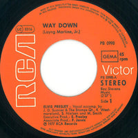 Elvis Presley : Way Down (7", Single)