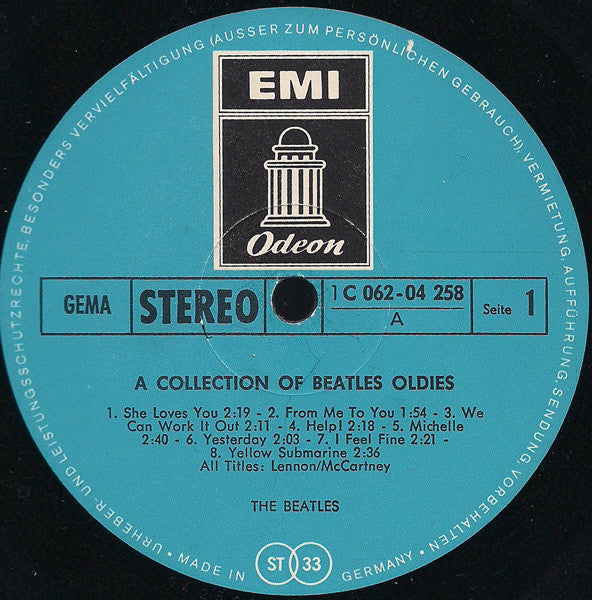 The Beatles : A Collection Of Beatles Oldies (LP, Comp, RP, Cir)