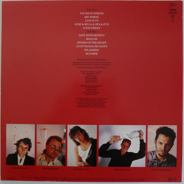 Mental As Anything : Fundamental (LP, Album)