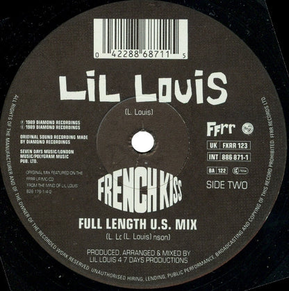 Lil Louis & The World* : I Called U (But You Weren't There) (12", No3)