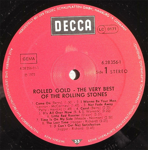 The Rolling Stones : Rolled Gold - The Very Best Of The Rolling Stones (2xLP, Comp, RE)