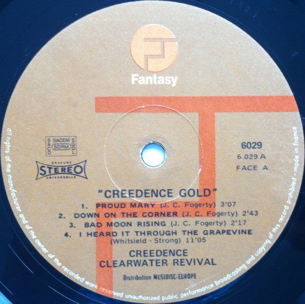 Creedence Clearwater Revival : Creedence Gold (LP, Comp, Gat)