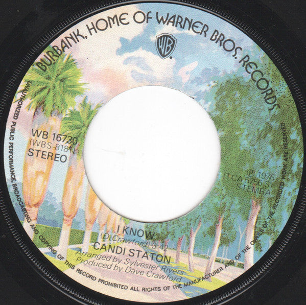 Candi Staton : Young Hearts Run Free (7", Single)