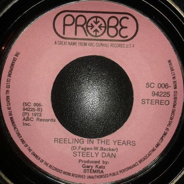 Steely Dan : Dirty Work / Reeling In The Years (7", Single)