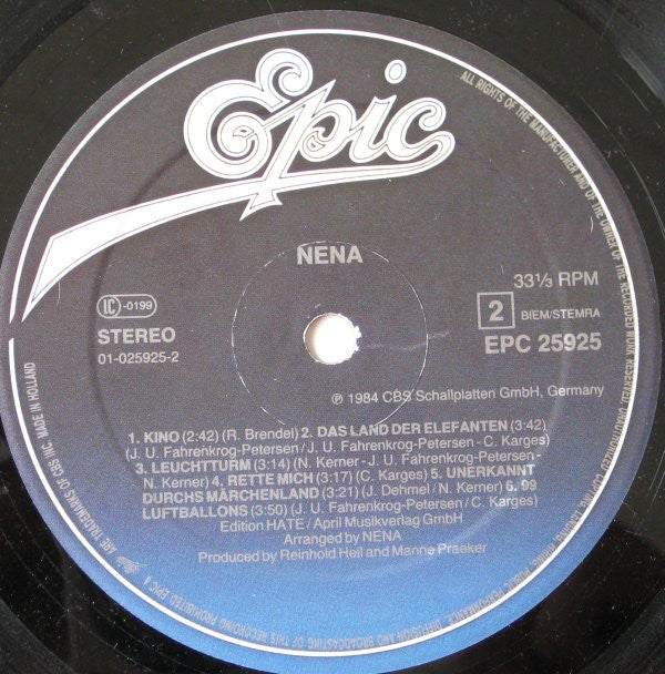 Nena : International Album (LP, Album, Comp)