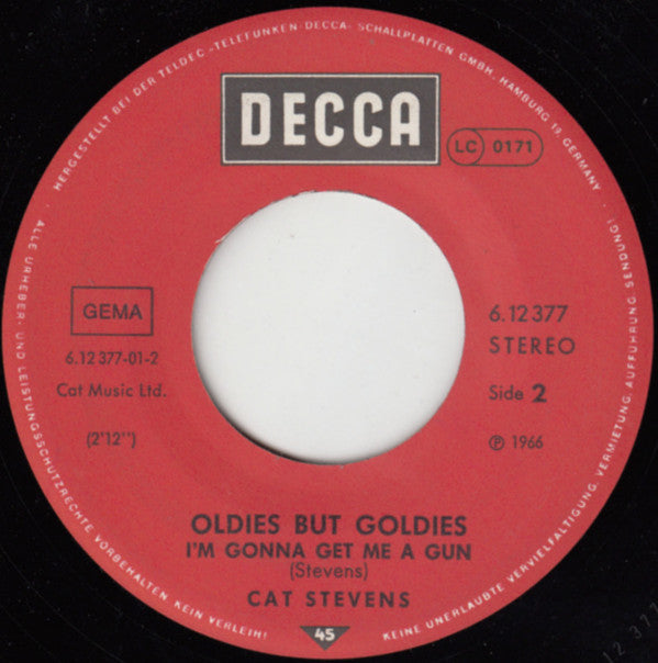 Cat Stevens : Matthew And Son / I'm Gonna Get Me A Gun (7", Single)