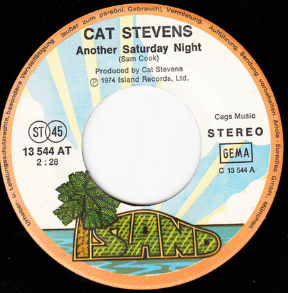 Cat Stevens : Another Saturday Night (7", Single)