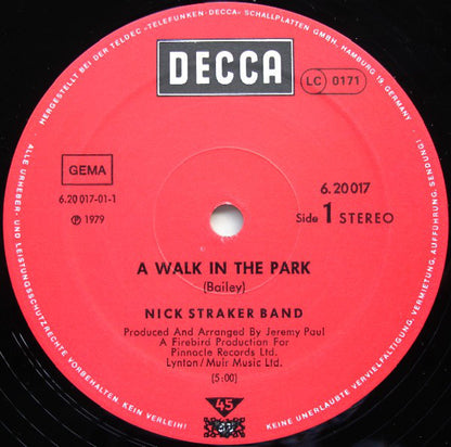 Nick Straker Band : A Walk In The Park (12", Maxi)