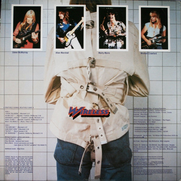 Wireless (8) : Positively Human Relatively Sane (LP, Album)
